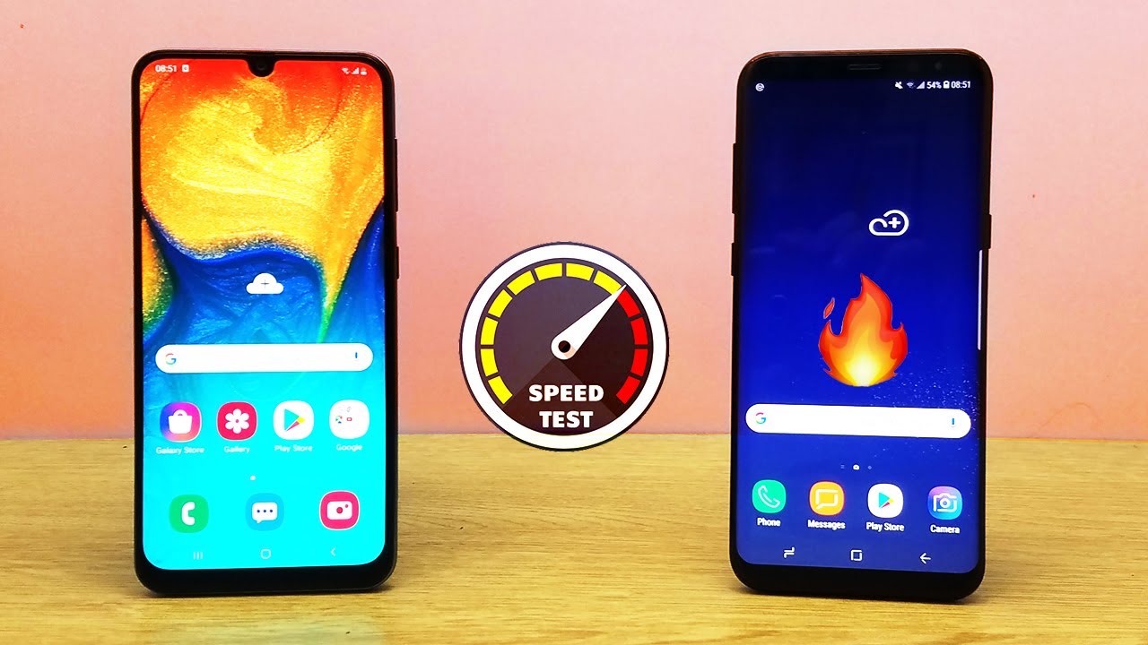 Samsung Galaxy A30 vs Samsung Galaxy S8 Plus Speed Test - Midrange vs Flagship