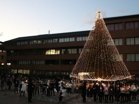 【同志社女子大学】2016年クリスマスツリー点灯式（京田辺キャンパス）