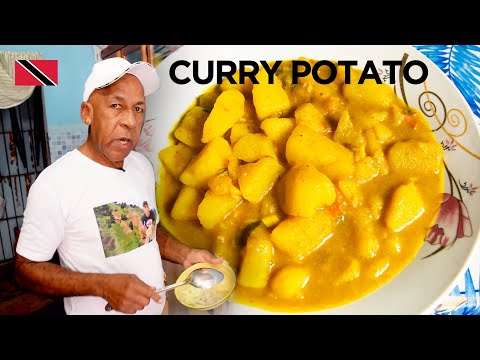 Curry Potato by Uncle Clyde in Paramin, Trinidad & Tobago πΉπΉ In De Kitchen