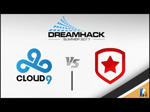 Cloud9 vs Gambit - Group B elimination - BO3 Map 2 @Cache - DreamHack Open Summer 2017 - CSGO