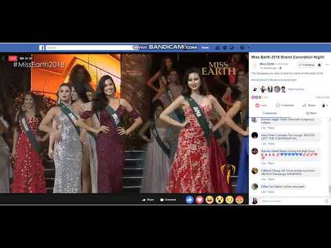 MISS EARTH 2018 TOP 18