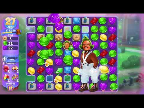 Wonka's World of Candy Level 65 no booster [Gameplay Walkthrough] [Zynga]