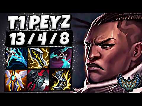 T1 Peyz Lucian vs Ezreal [ ADC ] Korea Challenger 1755 LP | Patch 26.3