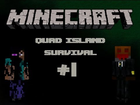 Minecraft: Quad Mountain Survival W/ Conart&Flyinpie Ep.1 Getting Started