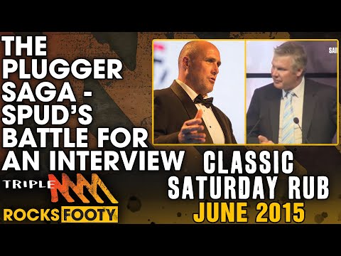 Classic Saturday Rub | Spud's Hilarious Battles To Get A Tony Lockett Interview | Triple M Footy