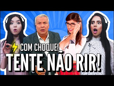 JOVENS REAGEM A DESAFIO SE RIR LEVA CHOQUE SÓ COM SHITPOST - TENTE NÃO RIR #46