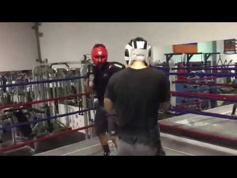 Clemente and Utah sparring