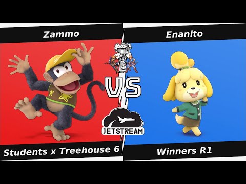 Students x Treehouse 6 Winners R1 - Zammo (Diddy Kong) Vs. Enanito (Isabelle) Smash Ultimate - SSBU