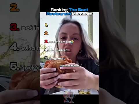 Ranking the best Resturant moments   #shorts #caketraining #aliza #marringeproposal