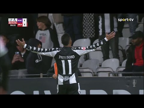 Golo Paulinho Bóia: Nacional (1)-1 Braga (Liga 25/26 #24)