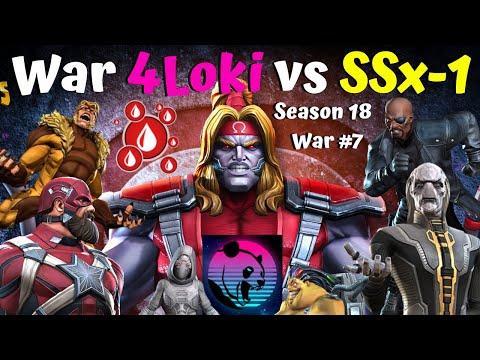 War 4Loki vs SSx-1! Full Omega Red! Feat. Pete GhostvMojo Boss fight! - Marvel Contest of Champions