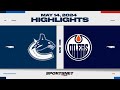 NHL Game 4 Highlights | Canucks vs. Oilers - May 14, 2024