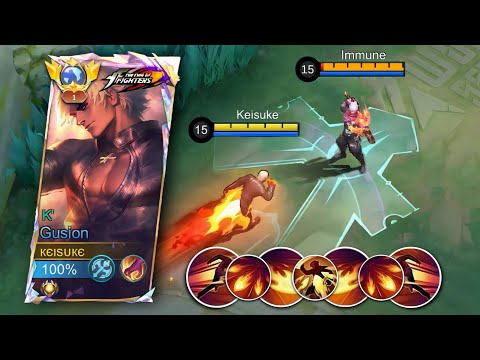 GLOBAL GUSION NEW BUILD & EMBLEM TUTORIALL FULL GAMEPLAY!! (MUST TRY) - Mobile Legends