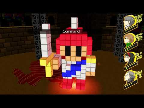 lets play persona 4 golden English dub part 103 boss fight in 16 bits adventured pt 3