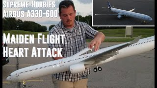 Supreme-Hobbies Airbus A330-600 - Maiden Flight and Heart Attack!