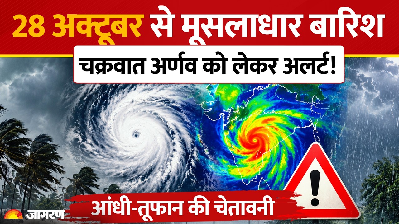 Cyclone Arnab Alert: Delhi, UP, Haryana में गिरे ओले, 28 अक्टूबर से 12 जिलों में भारी बारिश का Alert