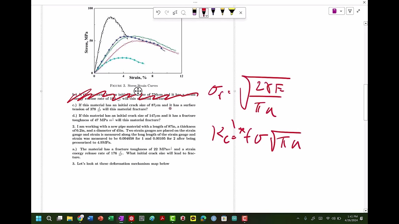 Materials Science Problem Set 7 Solutions Fall 2024