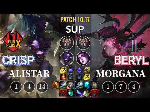 FPX Crisp Alistar vs DWG BeryL Morgana Sup - KR Patch 10.17