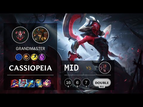 Cassiopeia Mid vs Lucian - EUW Grandmaster Patch 10.25