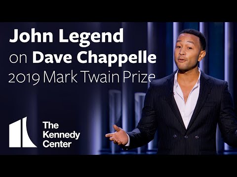 John Legend on Dave Chappelle | 2019 Mark Twain Prize