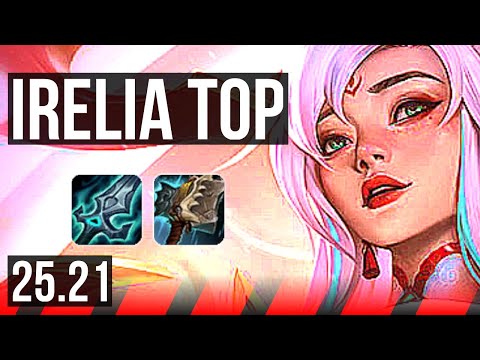 IRELIA vs SETT (TOP) | 81% winrate, 11 solo kills, Legendary | KR Master | 25.21