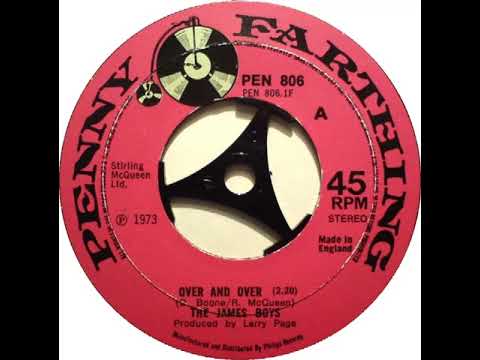 UK New Entry 1973 (100) The James Boys - Over And Over