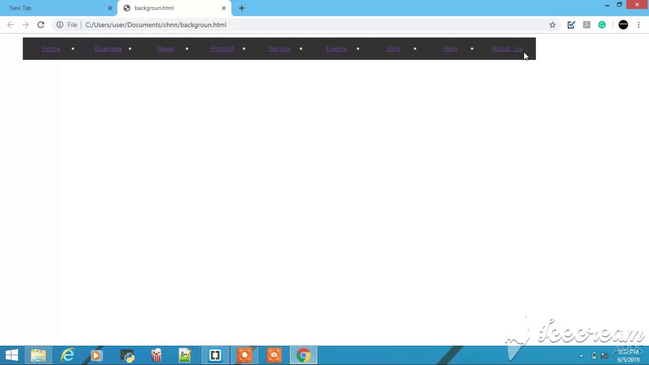 How to create background 