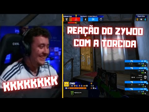 ZYWOO REAGINDO A TORCIDA BR DANDO SPOILER NO MAJOR DO RIO - CORTES DO GAULES