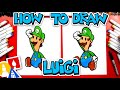 How To Draw Paper Luigi From Mario Bros