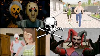 Caught Battle #3 | Granny Halloween*Schoolboy Runaway*Schoolboy Escape Runaway*Joker Show