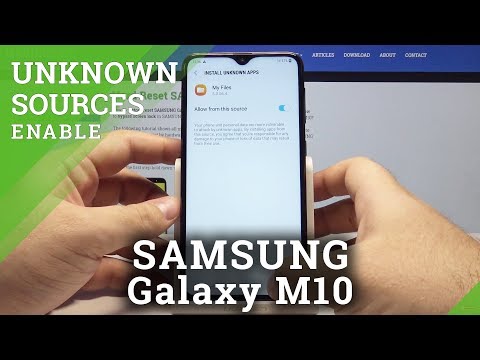 How to Enable Unknown Sources in SAMSUNG Galaxy M10 - Install Unknown Apps