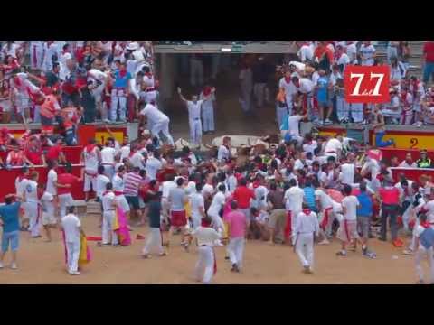 Encierro de San Fermín 13 de julio 2013 - Ganadería Fuente Ymbro