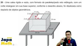 Prova Resolvida AFA(2026 - 2027) - Matemática - Questão 20