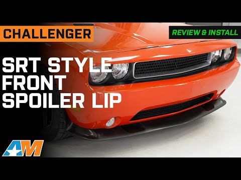 2011-2014 Challenger SRT Style Front Bumper Chin Spoiler Lip Review & Install