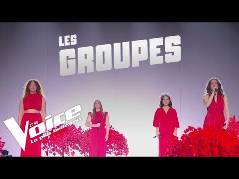 Louane - Aimer à mort - Iman, Nawel, Charlie Rayon et Katleen | The Voice 2025 | Les groupes