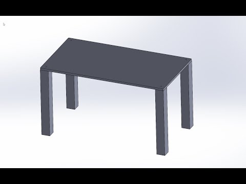 3DExperience Solidworks for Makers Tutorial Tisch Deutsch Anfänger
