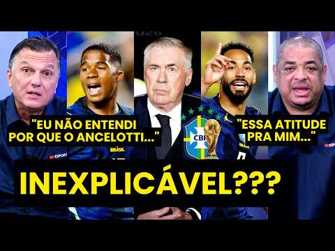 “ISSO FOI MUITO INJUSTO! Eu NÃO ENTENDI por que o ANCELOTTI…” VEJA DEBATE após BRASIL 3 x 0 HAITI!