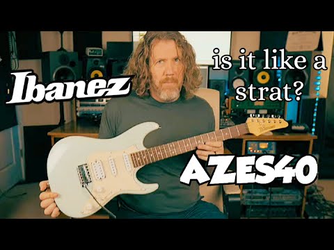 Ibanez AZES40 Electric Guitar Demo - Is It Basically An HSS Strat?