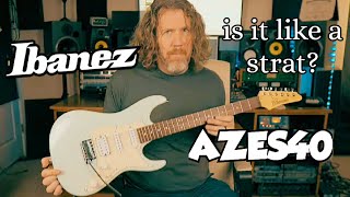 Video thumbnail for Ibanez AZES40 Electric Guitar Demo - Is It Basically An HSS Strat? by Rich Bischoff