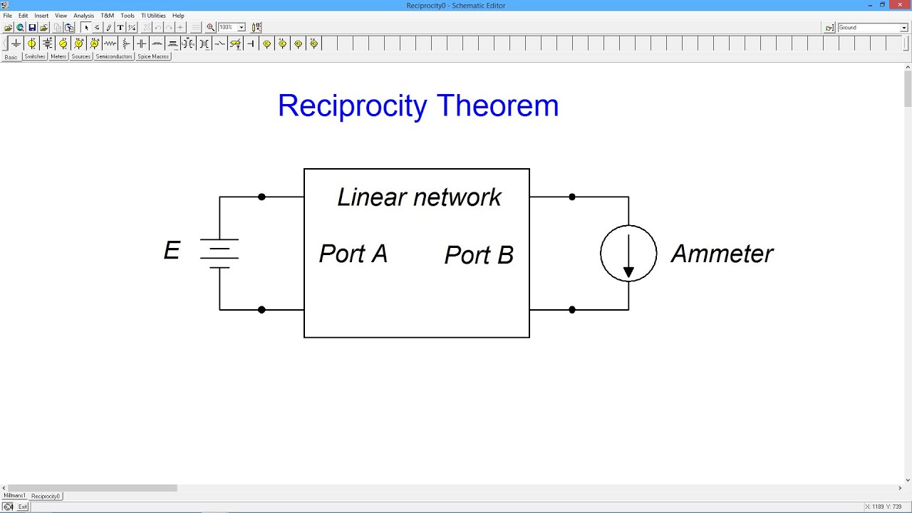 DC Electrical Circuit Analysis: Reciprocity Theorem