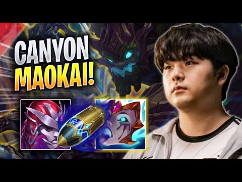 CANYON IS INSANE WITH MAOKAI! - DK Canyon Plays Maokai JUNGLE vs Elise! | Season 2023