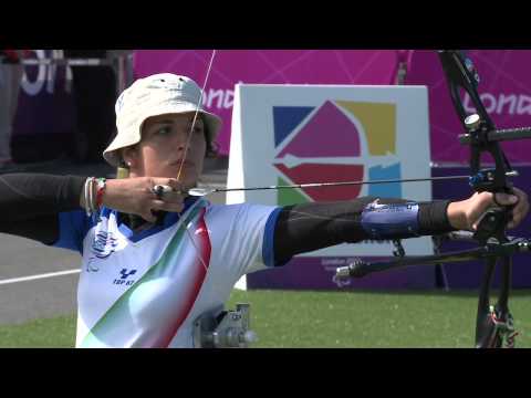 Archery - Nemati (IRI) v Mijno (ITA) - Women's Individual Recurve W1/W2 Gold medal - London 2012