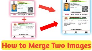 How to Merge Two Images into One |Merge Two Files into One File |  Tamil Tutorials Tech
