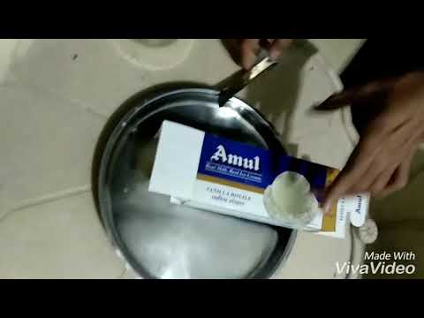 How to Unbox Amul Family Pack Ice Cream?