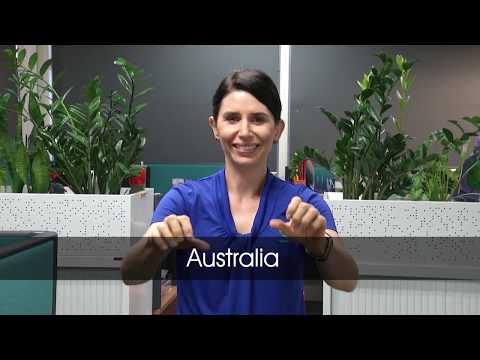 How to Sign Valley in Auslan