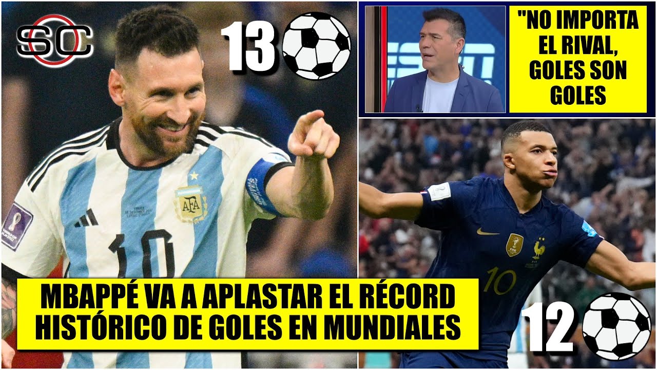 MESSI va por un RÉCORD en el MUNDIAL, pero es MBAPPÉ quien se quedará con esa marca | SportsCenter