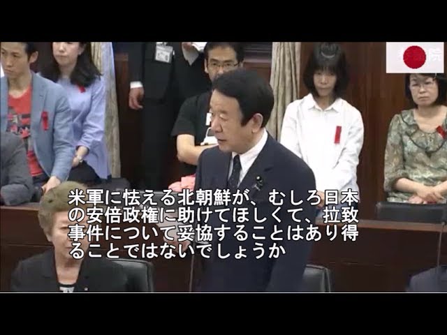 第193回国会[参] 北朝鮮による拉致問題等に関する特別委員会 2017年6月9日 質疑 青山繁晴