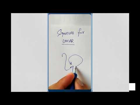 U signature | Signature for UMAR |Umar Signature  #Signature | Beyond Expert