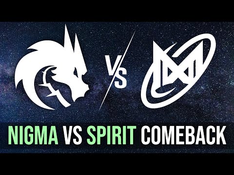 NIGMA vs Team Spirit — Yatoro GH vs iLTW MC surprise comeback