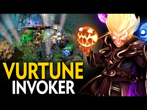 VURTUNE INVOKER | EPIC REFRESHER CATACLYSM COMBO | Dota 2 Invoker